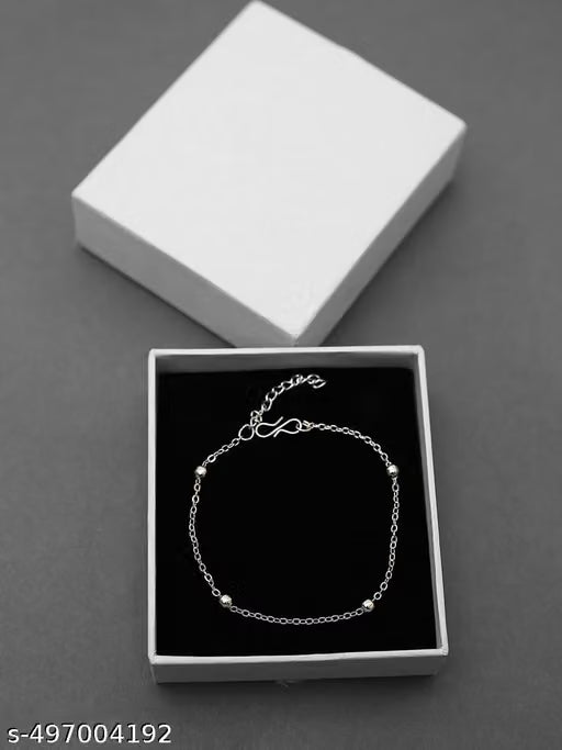 Zabby Allen New Fency Adjustable Silver Bracelet for Women and Girls