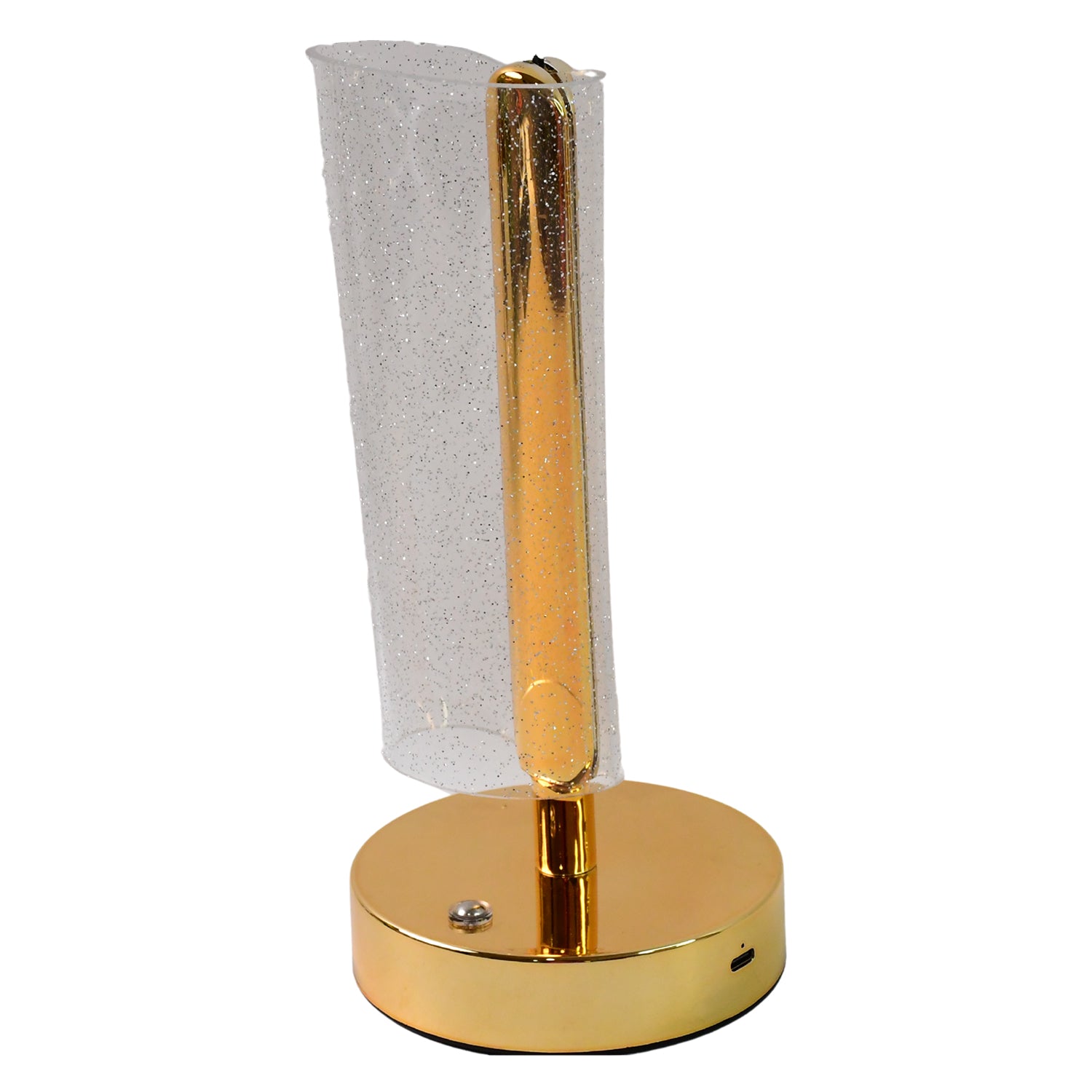 Crystal Table Lamp Sparkle Design Golden Base Led Decorative Bedside Lamp